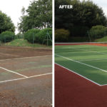 Tennis court maintenance 7