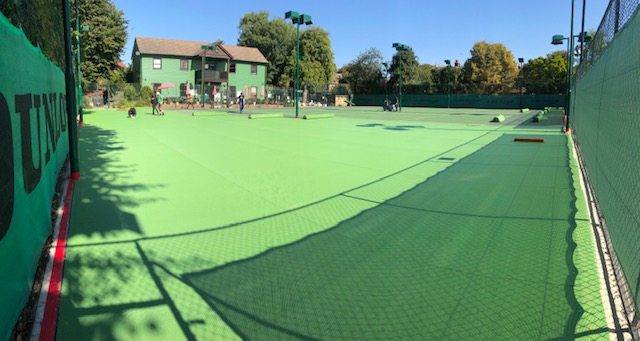 Hartswood hard surface tennis courts