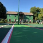 tennis courts